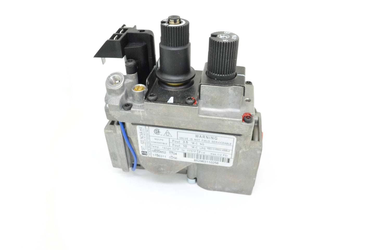 SIT 820 Series Millivolt Fireplace Valve 30% Turndown Natural Gas - Fire - Parts.ca