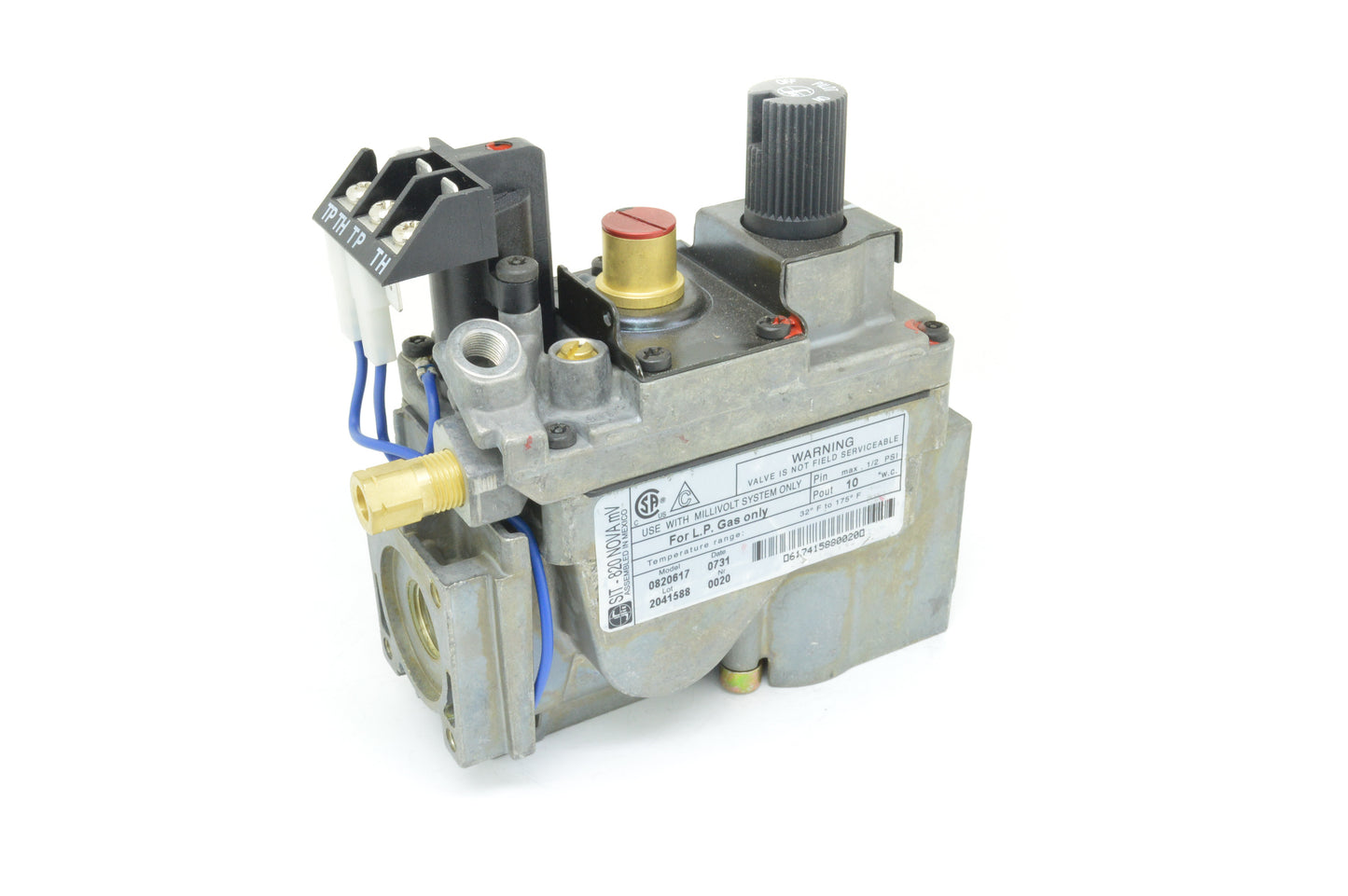SIT 820 T-Pile Only Millivolt Valve 0.820.617 (Propane)