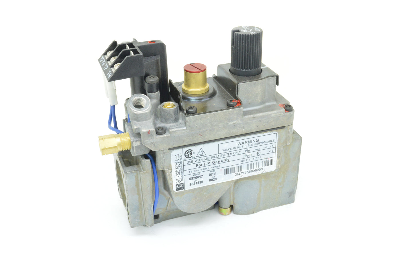 SIT 820 T-Pile Only Millivolt Valve 0.820.617 (Propane)