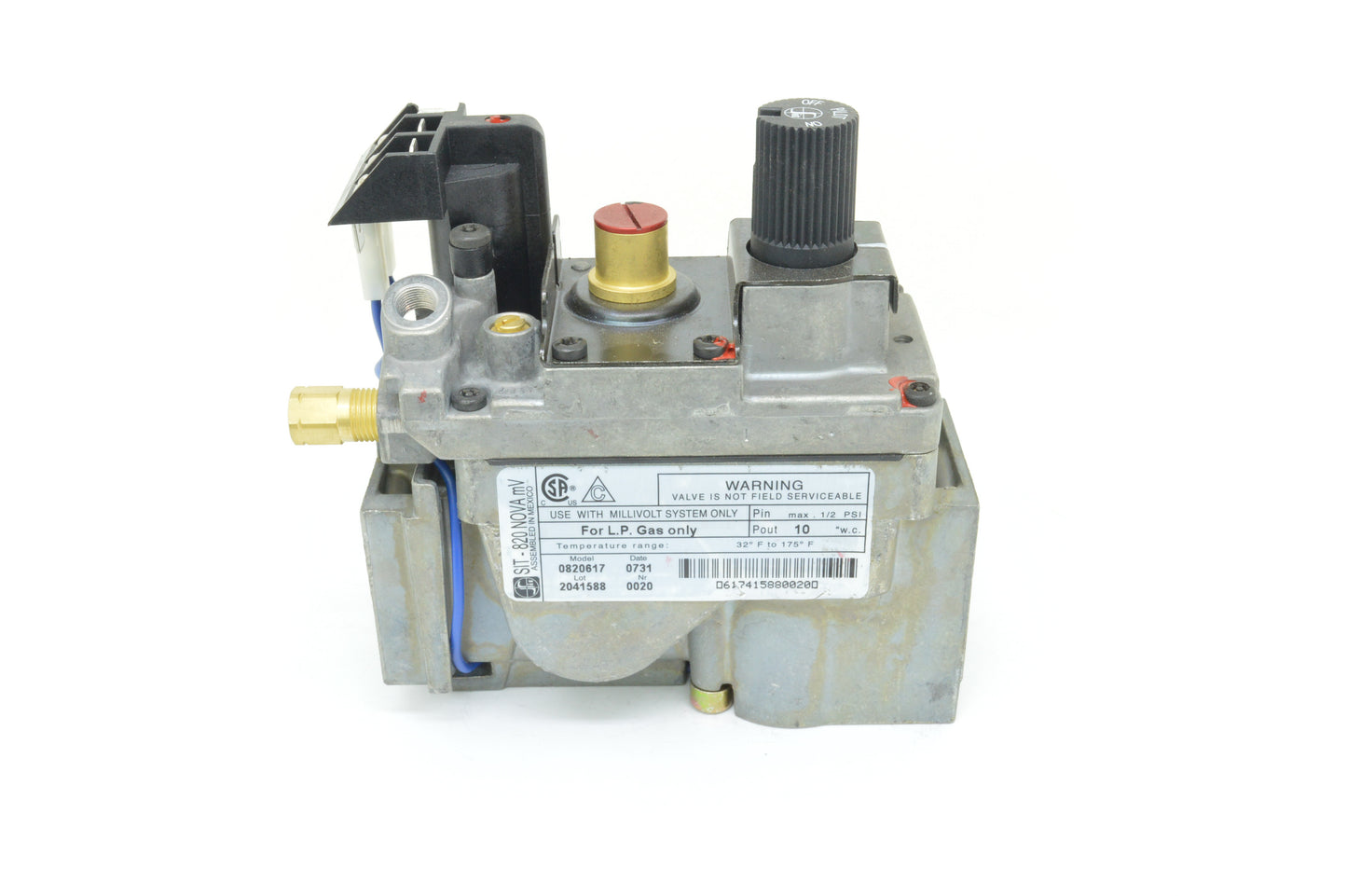 SIT 820 T-Pile Only Millivolt Valve 0.820.617 (Propane)