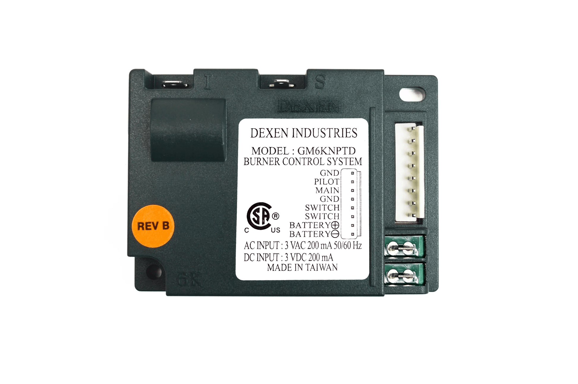 GM6KNPTD Dexen Control Module Dual AC/DC Voltage - Fire - Parts.ca