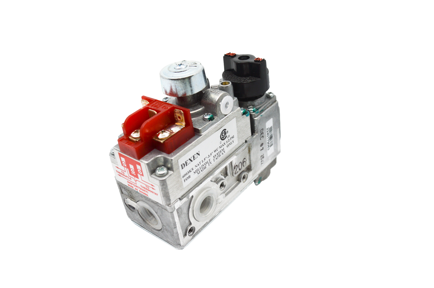 SV-8 Gas Control For Vent Free Remote Style Burners, -12 Valves Natural Gas