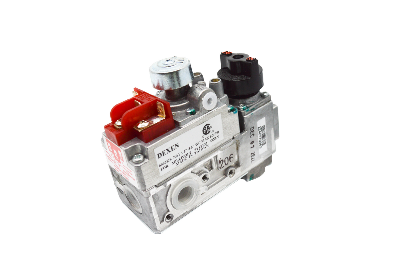 SV-8 Gas Control For Vent Free Remote Style Burners, -12 Valves Natural Gas