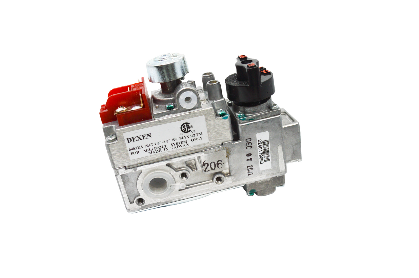 SV-8 Gas Control For Vent Free Remote Style Burners, -12 Valves Natural Gas