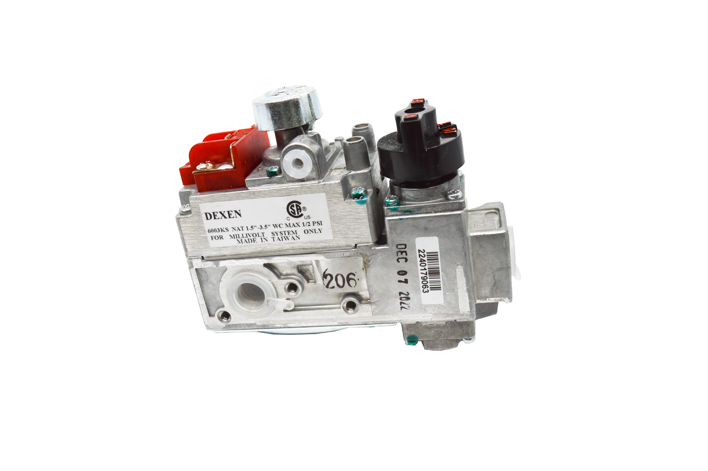 SV-8 Gas Control For Vent Free Remote Style Burners, -12 Valves Natural Gas
