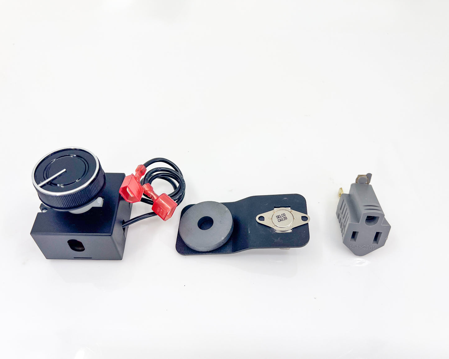 Complete Fan Wiring Harness With Magnetic Heat Disk and Speed Control - Fire - Parts.ca
