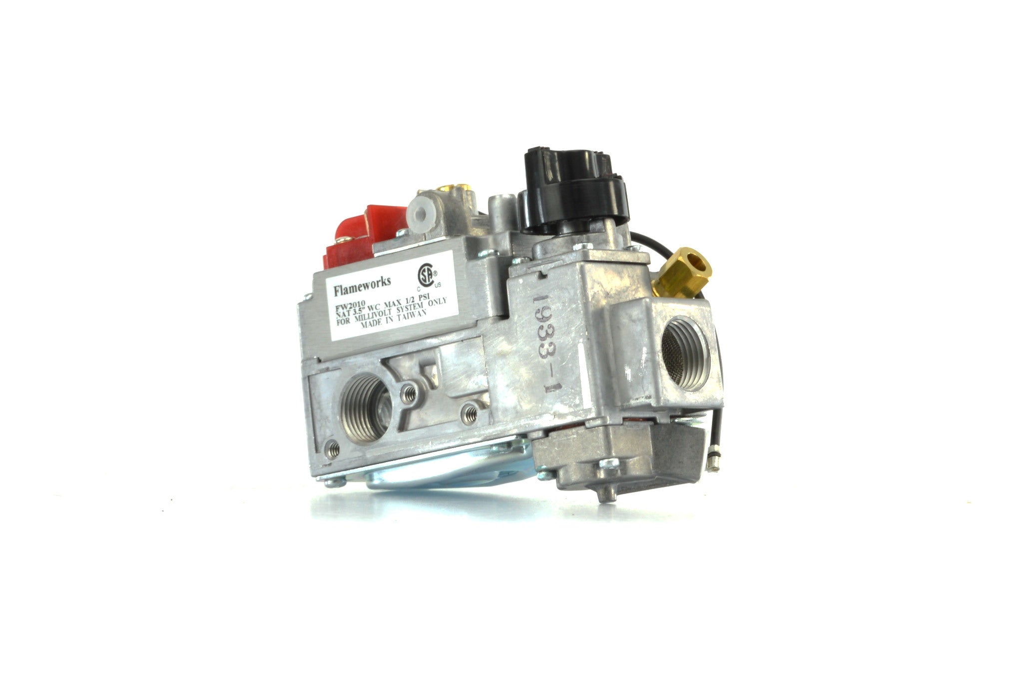 Dexen / Robertshaw Millivolt Valve No Turndown Multiport 1/2
