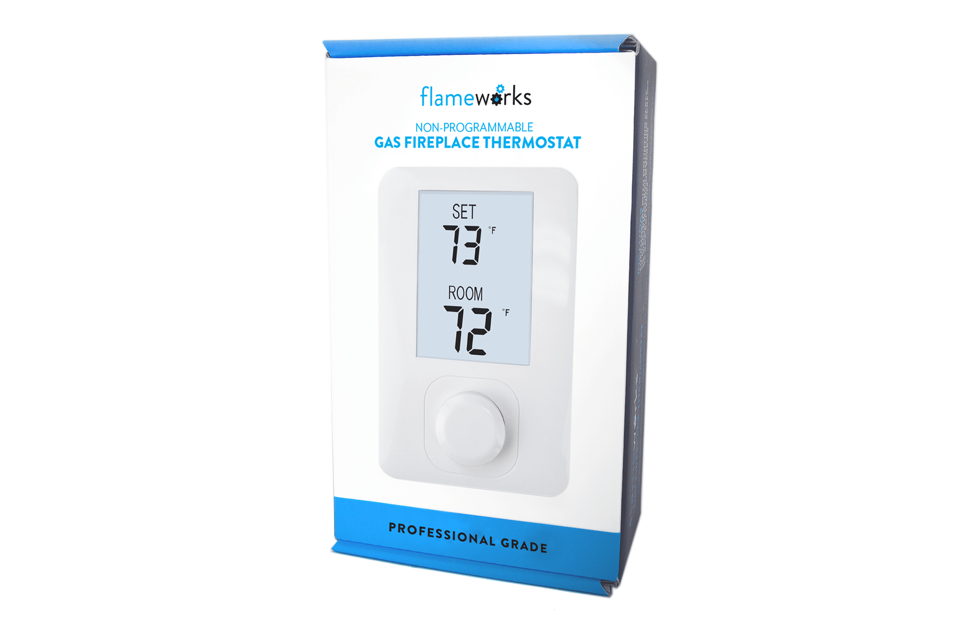Flameworks Gas Fireplace Thermostat (Non - Programmable, Vertical Mount) - Fire - Parts.ca