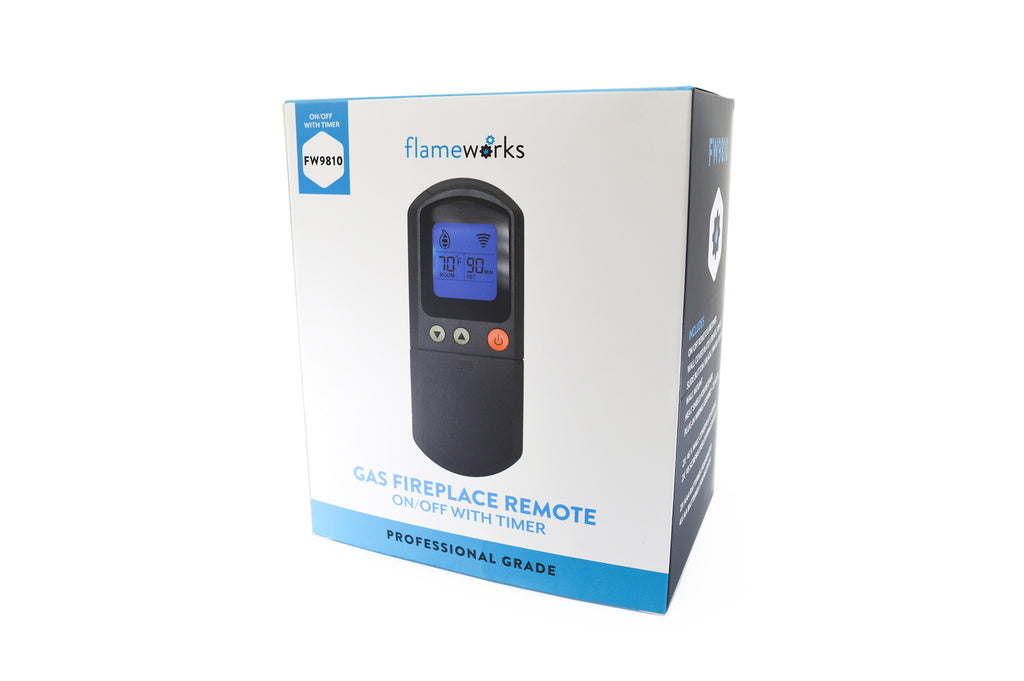 Flameworks On/Off Gas Fireplace Remote with Timer