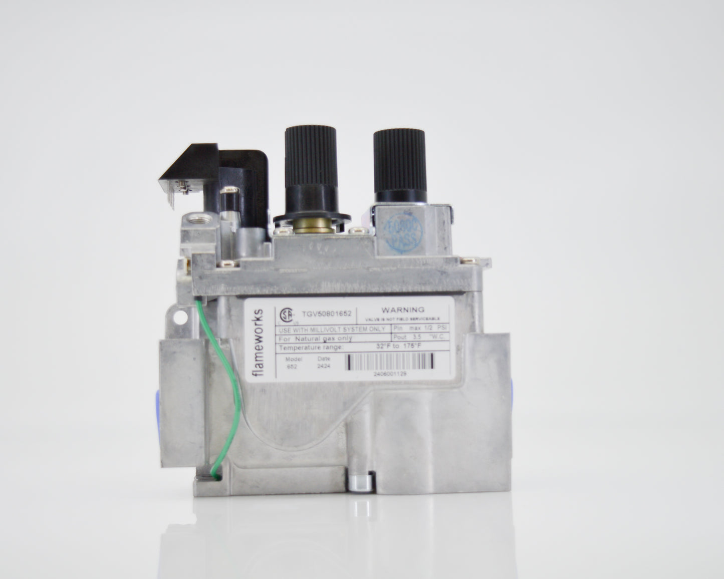 SIT 820 Series Millivolt Fireplace Valve 30% Turndown Natural Gas - Fire - Parts.ca