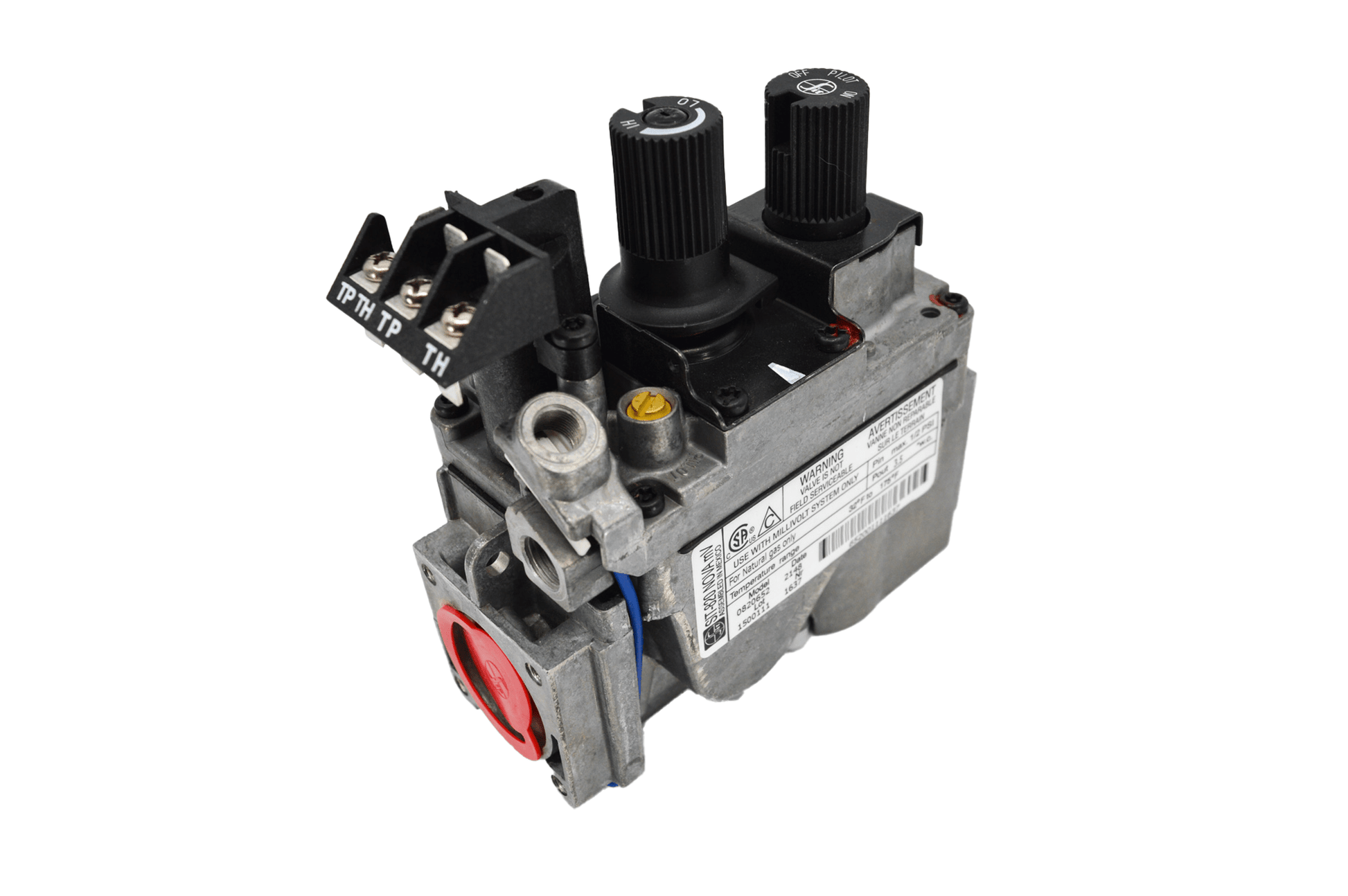 SIT 820 Series Millivolt Fireplace Valve 30% Turndown Propane - Fire - Parts.ca