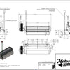 10" Low Profile Blower Right Motor - Fire - Parts.ca