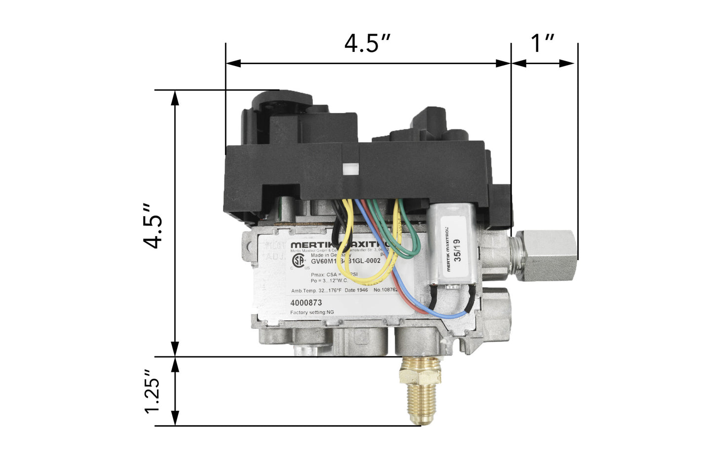 739 GV60 Valve Assembly - NG 4003097S